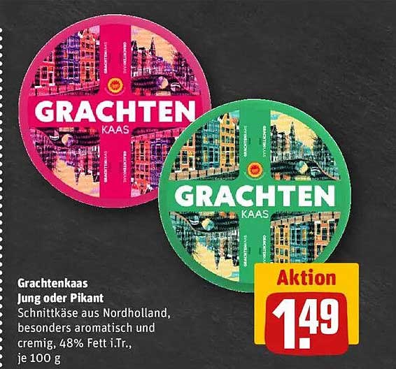 Grachtenkaas Jung oder Pikant – Schnittkäse aus Nordholland