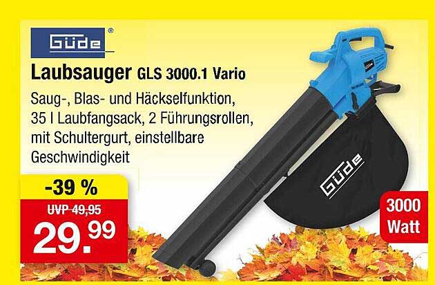 Güde Laubsauger GLS 3000.1 Vario