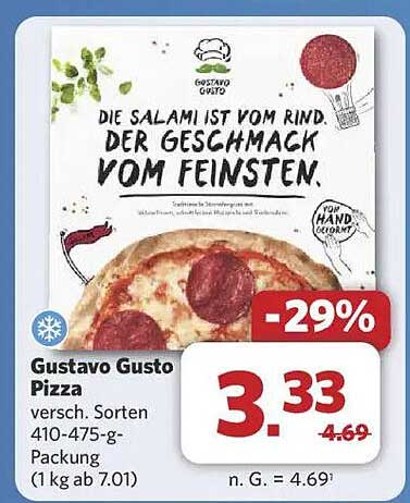 Gustavo Gusto Pizza - Vielfalt für den Gaumen