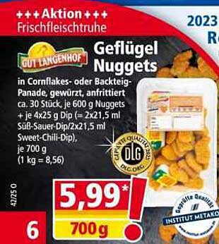 Gut Langenhof Geflügel Nuggets - 700 g