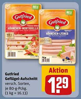Gutefried Geflügel-Aufschnitt - Frischer Genuss für jeden Tag
