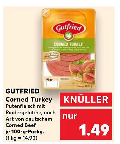 GUTFRIED Corned Turkey 100 g