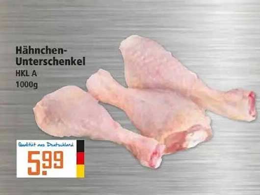 Hähnchen-Unterschenkel HKL A – 1000g