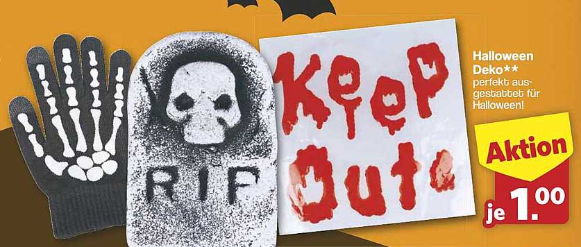 Halloween Deko - perfekt ausgestattet für Halloween!