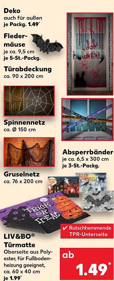 Halloween Dekoration - Fledermäuse, Spinnennetze und mehr!
