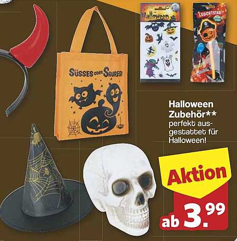 Halloween Zubehör - perfekt ausgestattet für Halloween!
