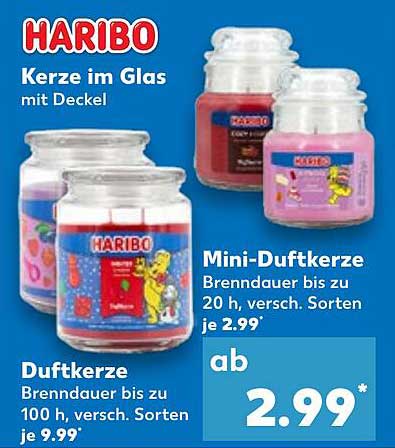 HARIBO Duftkerze und Mini-Duftkerze