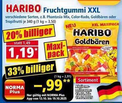 HARIBO Fruchtgummi XXL – jetzt zum Sonderpreis!