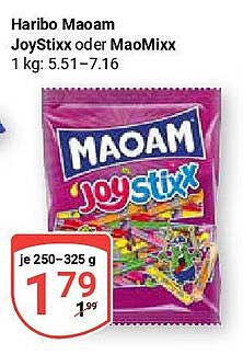 Haribo Maoam JoyStixx oder MaoMixx