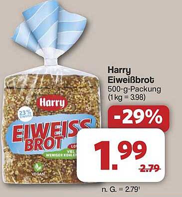 Harry Eiweißbrot 500-g-Packung