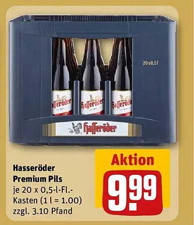 Hasseröder Premium Pils 20 x 0,5 l Kasten