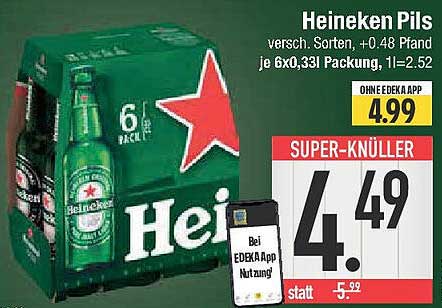 Heineken Pils 6er Pack