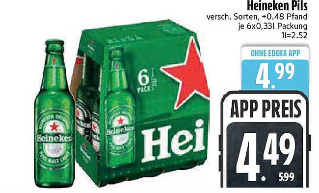 Heineken Pils 6er Pack