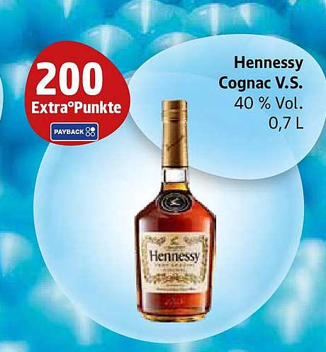 Hennessy Cognac V.S. 40 % Vol. 0,7 L