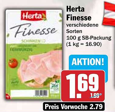 Herta Finesse verschiedene Sorten
