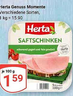 Herta Genuss Momente Saftschinken