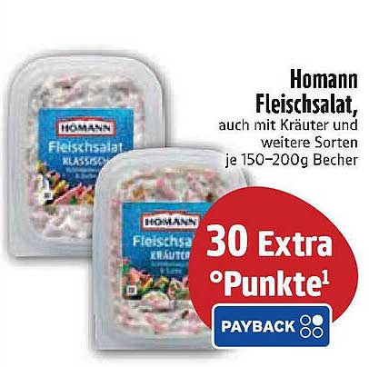Homann Fleischsalat 150-200g Becher