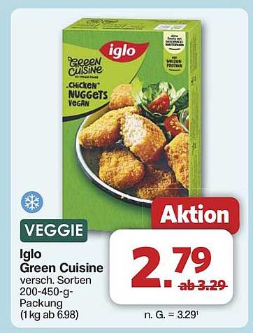 Iglo Green Cuisine Chicken Nuggets Vegan