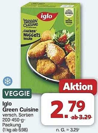 Iglo Green Cuisine Vegan Chicken Nuggets 200-450 g