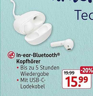 In-ear-Bluetooth® Kopfhörer
