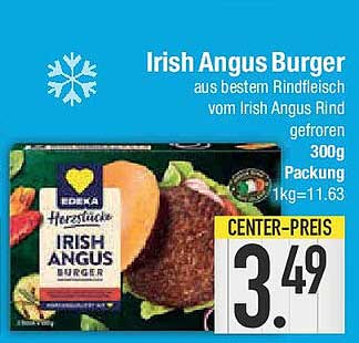 Irish Angus Burger aus bestem Rindfleisch vom Irish Angus Rind, 300g