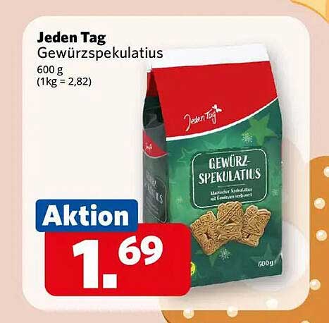 Jeden Tag Gewürzspekulatius 600 g