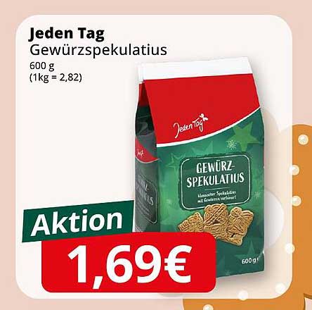 Jeden Tag Gewürzspekulatius 600 g