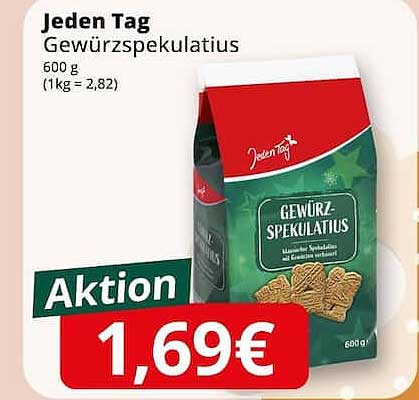 Jeden Tag Gewürzspekulatius 600g