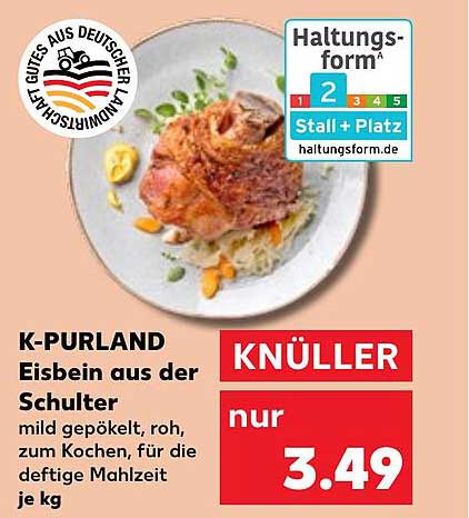 K-PURLAND Eisbein aus der Schulter