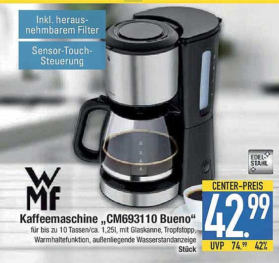 Kaffeemaschine „CM693110 Bueno“ von WMF