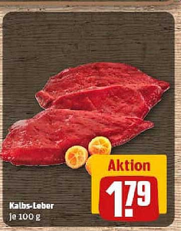 Kalbs-Leber je 100 g