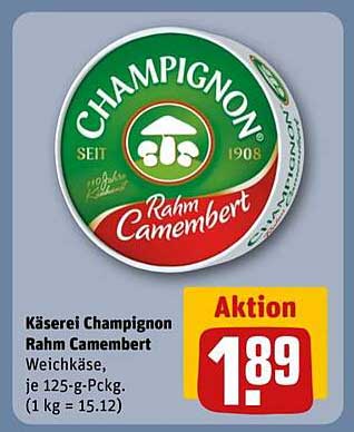 Käserei Champignon Rahm Camembert 125g