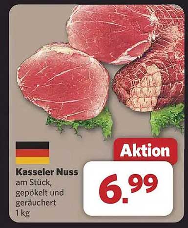 Kasseler Nuss am Stück, gepökelt und geräuchert 1 kg