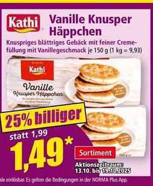 Kathi Vanille Knusper Häppchen