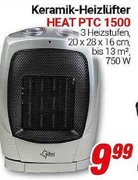 Keramik-Heizlüfter HEAT PTC 1500