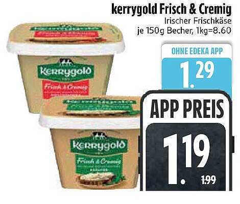 Kerrygold Frisch & Cremig Irischer Frischkäse je 150g Becher