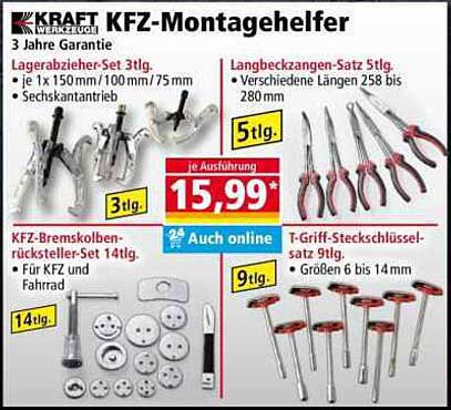 KFZ-Montagehelfer von KRAFT - Hochwertige Werkzeuge für Ihr Fahrzeug