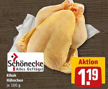Kikok Hähnchen im Angebot – nur 1,19 € je 100g