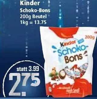 Kinder Schoko-Bons 200g Beutel