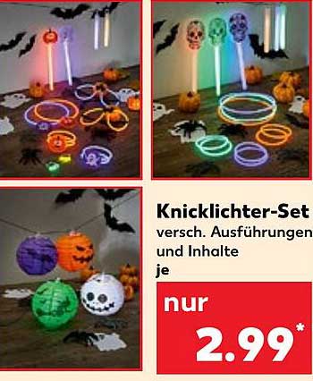 Knicklichter-Set – verschiedenste Ausführungen und Inhalte