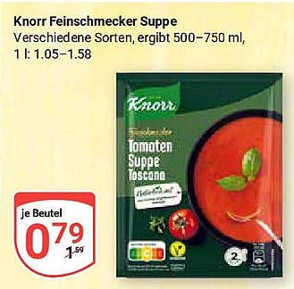 Knorr Feinschmecker Suppe - Verschiedene Sorten