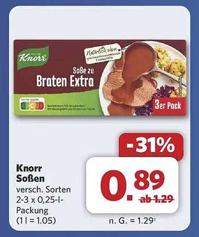 Knorr Soße zu Braten Extra 3er Pack