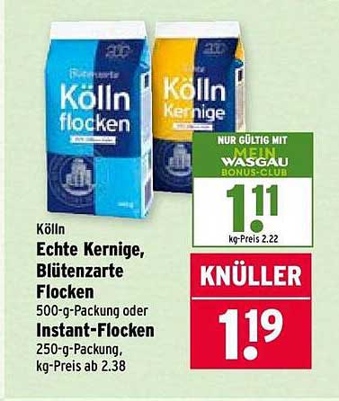 Kölln Echte Kernige, Blütenzarte Flocken
