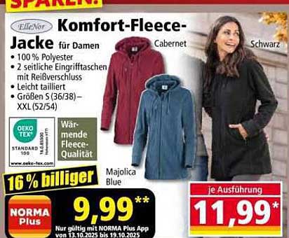 Komfort-Fleece-Jacke für Damen