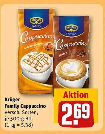 Krüger Family Cappuccino - verschiedene Sorten