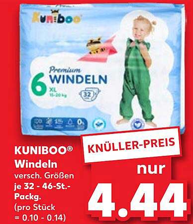 KUNIBOO® Windeln XL (32 Stück)