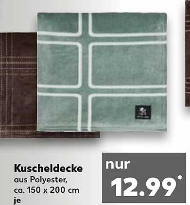 Kuscheldecke aus Polyester, ca. 150 x 200 cm