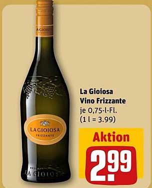 La Gioiosa Vino Frizzante 0,75 l
