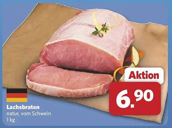 Lachsbraten natur, vom Schwein (1 kg)