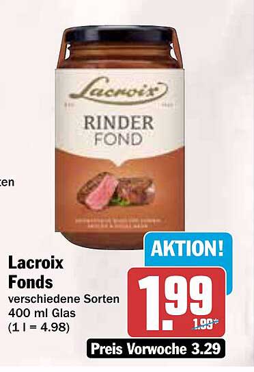 Lacroix Rinder Fond 400 ml - Verschiedene Sorten